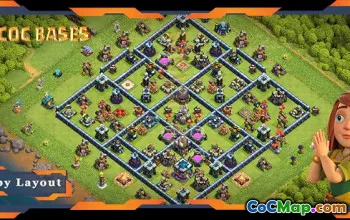 Top TH13 Farming Base: Hybrid Anti-Air Layout Guide #18993