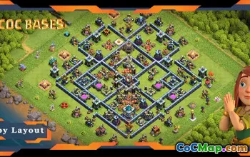 Top TH13 Farming Base: Hybrid & Anti-Everything Layout #18986