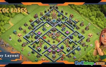 Top TH13 Farming Base: Hybrid & Anti-Everything Layout #19000