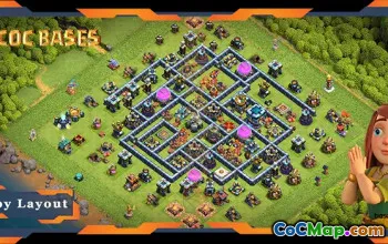 Top TH13 Farming Base Layout & Link - Clash of Clans #19039