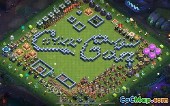 Top TH13 Funny Troll Bases with Links - Clash of Clans #21027