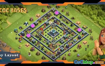 Top TH13 Hybrid Base Layouts - Anti Air & Anti 3 Stars #20804