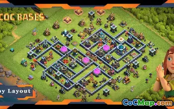 Top TH13 Hybrid Base Layouts for Farming - Clash of Clans #20826