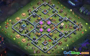 Top TH13 Hybrid Farming Base Link for Clash of Clans #25738