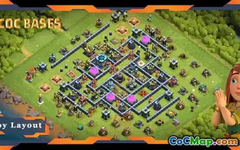 Top TH13 Hybrid Farming Base - Unique Layout & Link #19046