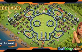 Top TH13 Troll Base with Funny Layout & Link #57479