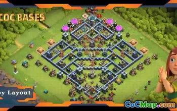 Top TH13 Trophy Base: Best Defence & Anti-Air Layout #19003