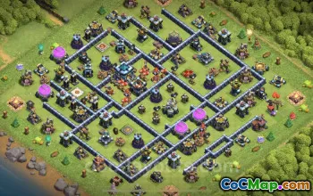 Top TH13 Trophy Base Layout for Clash of Clans #21398