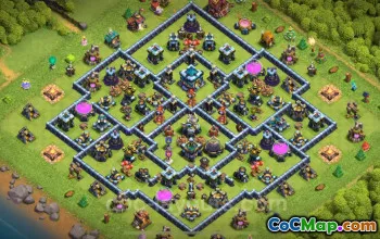Top TH13 Trophy Defense Base with Link 2025 #55426