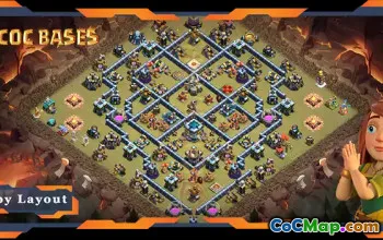 Top TH13 War Base: Anti 2 Star & Everything Layout #18983