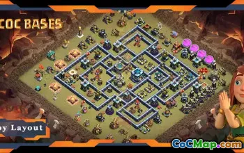 Top TH13 War Base: Anti-3 Star, CWL & Electro Dragon Link #20868