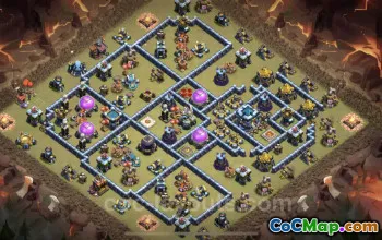 Top TH13 War Base - Anti 3 Stars & All Attacks | Copy Link #25780