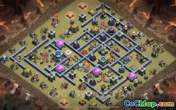 Top TH13 War Base: Anti 3 Stars & Legend League Link #21351