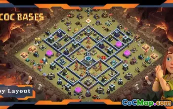 Top TH13 War Base: Anti-Air Electro Dragon Strategy #20788