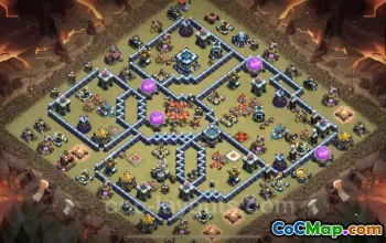 Top TH13 War Base Copy Link for Clash of Clans - CWL #21167