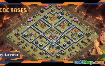 Top TH13 War Base Design with Anti-Everything Layout #20771