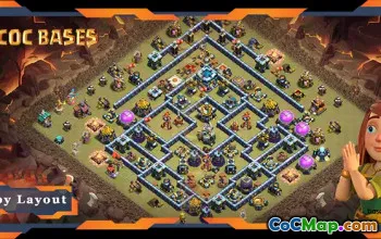Top TH13 War Base Layouts - Anti Air Defense & Links #20846