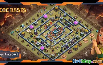 Top TH13 War Base Layouts - Anti-Air & Electro Dragon #22086