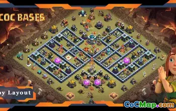 Top TH13 War Base Layouts | Defense & Anti-Everything Links #20918