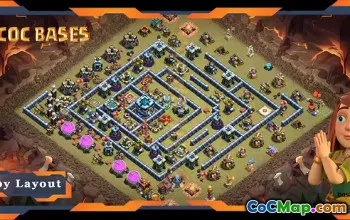 Top TH13 War Base Layouts - Defense & Links | Clash of Clans #22096