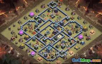 Top TH13 War Base Link - Anti Everything Defense Copy #21140