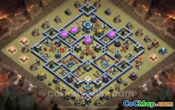 Top TH13 War Base Link - Anti Everything for Clash of Clans #25965