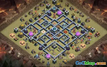 Top TH13 War Bases with Links – Clash of Clans CWL #25735