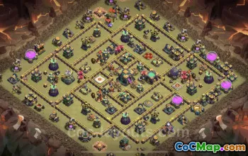 Top TH14 Anti 3 Star War Base | Best Clash of Clans Design #26017