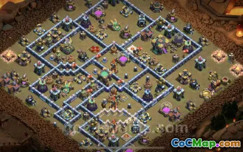 Top TH14 Anti 3 Stars War Base with Link - Clash of Clans #26127