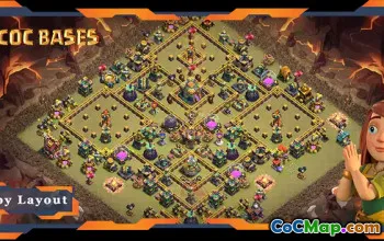 Top TH14 Base Anti Everything - Clash of Clans Layout #22436