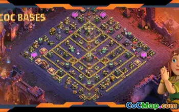 Top TH14 Base with Link & Anti-3 Star Layout #57519