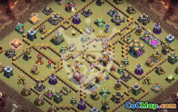 Top TH14 Clash of Clans Base Layouts with Copy Link #53759