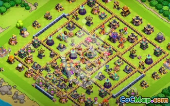 Top TH14 Clash of Clans Base Layouts with Copy Link #54031