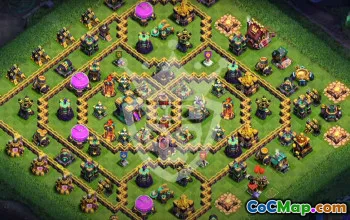 Top TH14 Clash of Clans Base Layouts with Links #52582