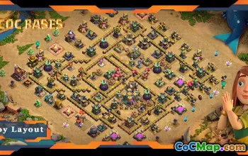 Top TH14 Defense Base: Anti-Air Dragon Layout | Clash of Clans #22635