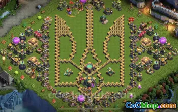 Top TH14 Defense Base | Trophy Base Copy Link - Clash of Clans #21476
