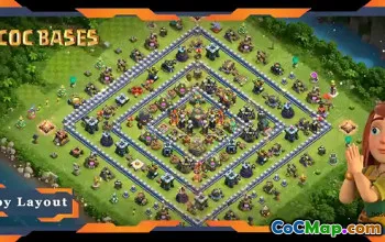 Top TH14 Farming Base: Anti Air & Hybrid Layouts - COC #18956
