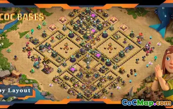 Top TH14 Farming Base: Anti Everything & Hybrid Layout #22663