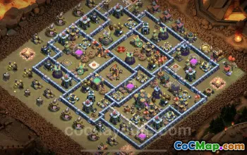 Top TH14 Hybrid War Base Links for Clash of Clans #26119