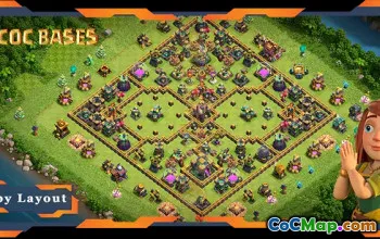 Top TH14 Trophy Base: Hybrid & Anti-Air Layouts | CoC #22444