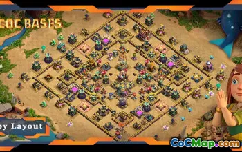 Top TH14 Trophy Base Layout - Clash of Clans Guide #22678