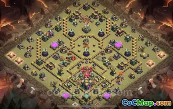 Top TH14 War Base - Anti Everything | Clash of Clans Copy #26010