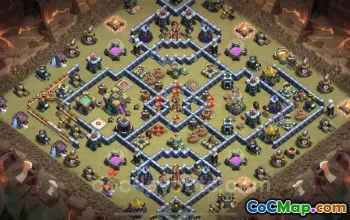Top TH14 War Base: Anti Everything & Copy Link for CWL #21725
