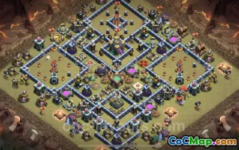 Top TH14 War Base Copy: Anti-Everything for Legends #26036