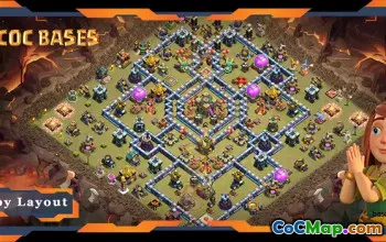 Top TH14 War Base Layouts - Anti 3 Stars & CWL Link #21045