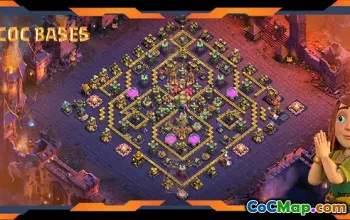 Top TH14 War Base with Anti 2-Star & Air Defense #57493
