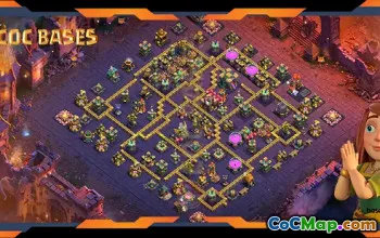 Top TH14 War Base with Link #57521