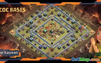 Top TH14 War Bases: Anti 3 Star Layouts & Links - COC #21041