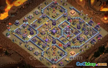 Top TH15 Anti 3 Stars War Base with Link - Clash of Clans #22147