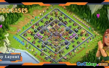 Top TH15 Farming Base: Anti 2 & 3 Stars, Hybrid Layout #18826